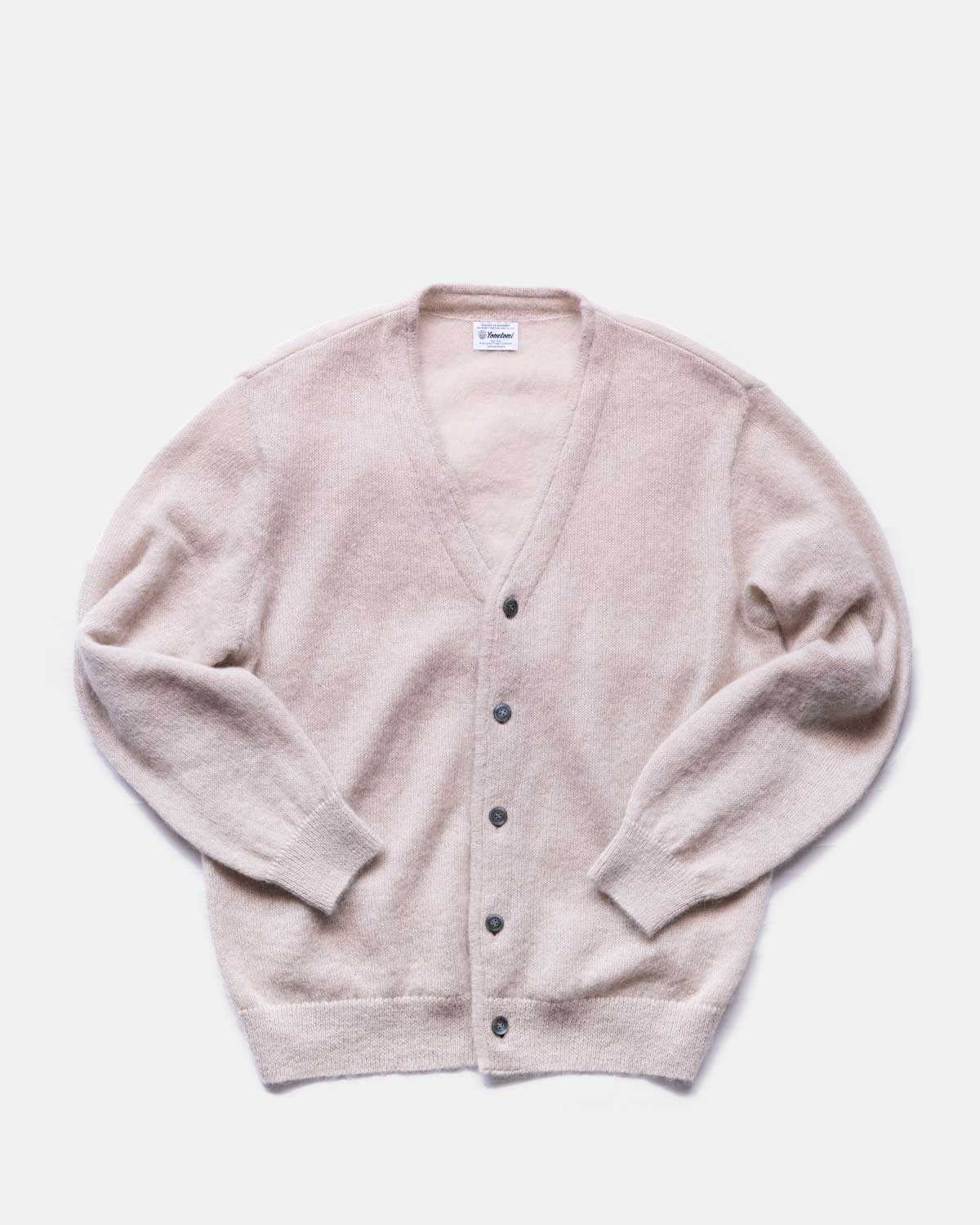 SHAGGY MOHAIR CARDIGAN - IVORY