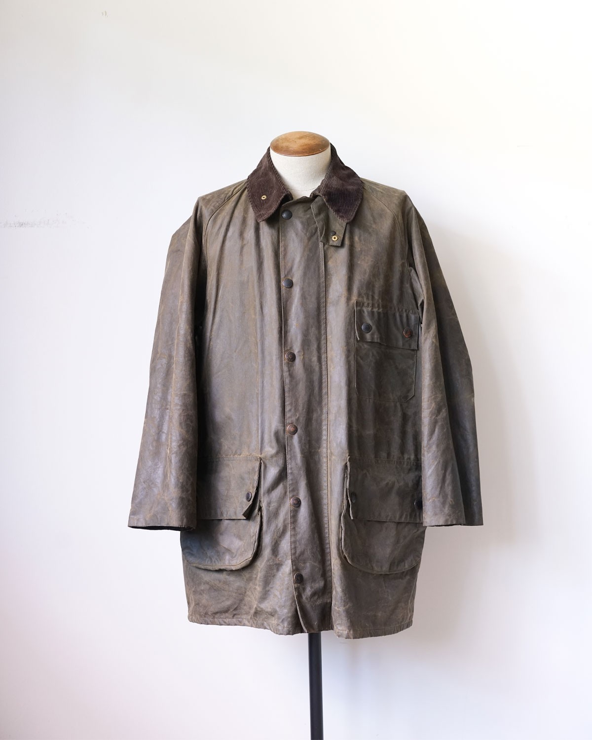 80s VINTAGE Barbour ”SOLWAY ZIPPER 42inc