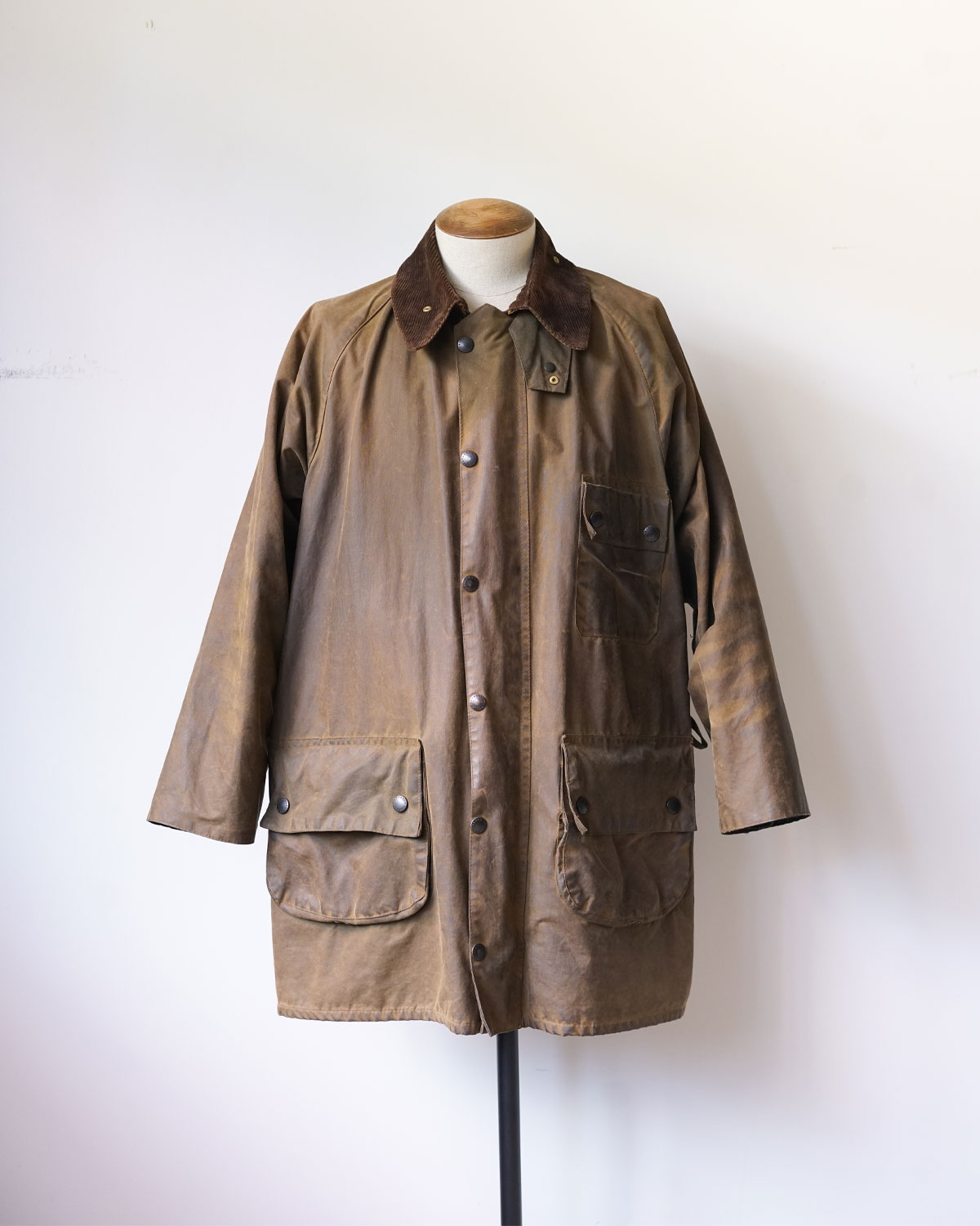 80s VINTAGE Barbour ”fading SOLWAY ZIPPER 42inc