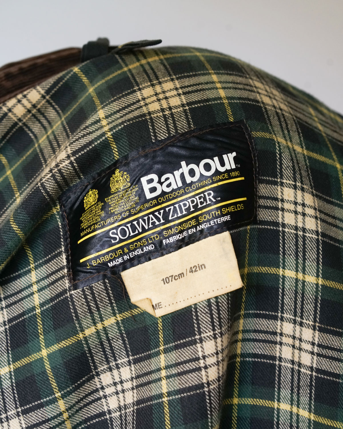 FADE OLIVE(バブアータグ)