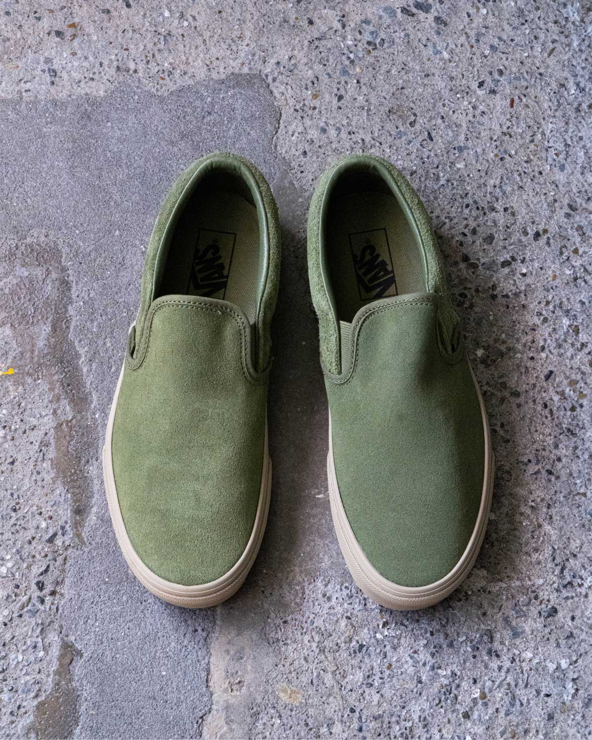 classic slip-on "suede mix elm"