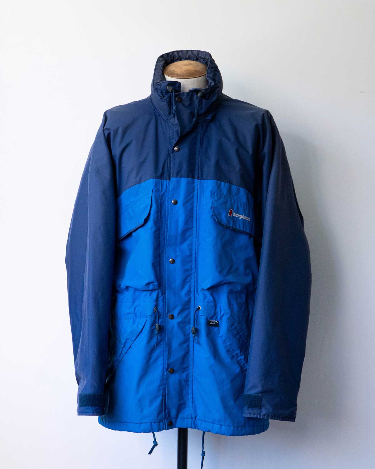 vintage berghaus goretex jacket -navy × blue-