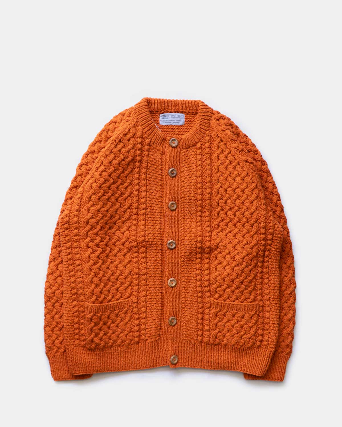 4A Golfer Cardigan -H.orange-