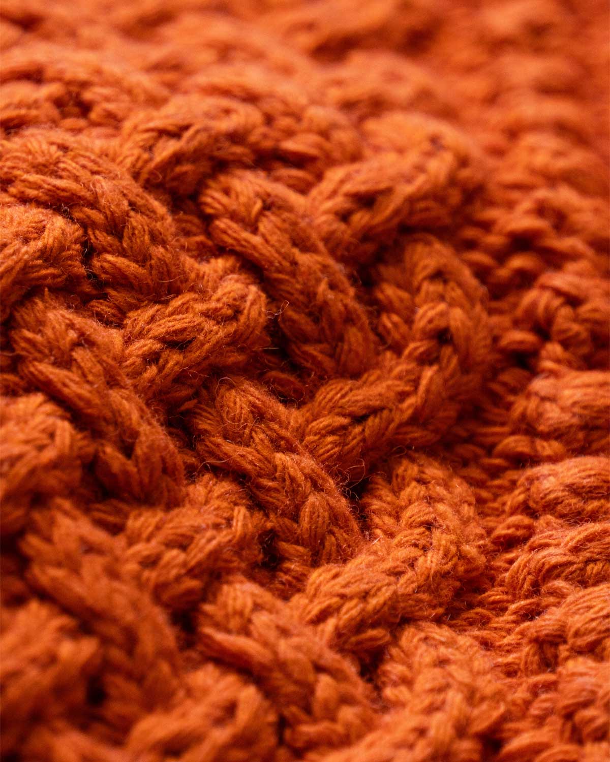 H.ORANGE（ハンドらしい凹凸のあるニッティングパターン）