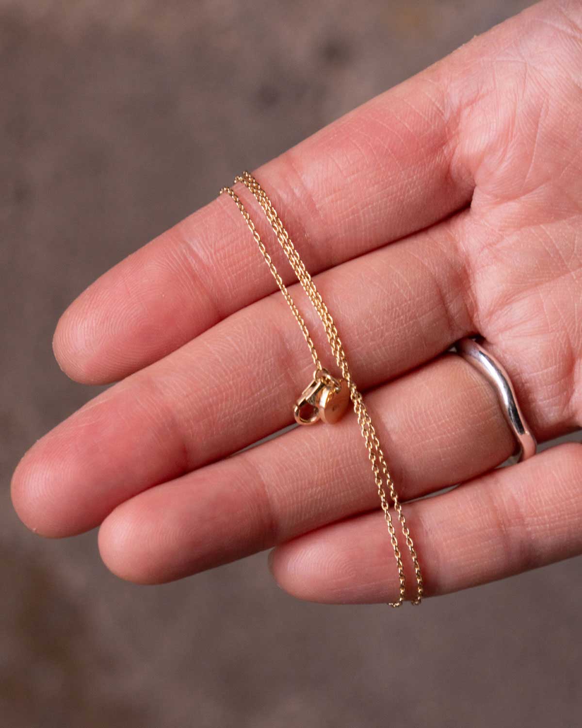 TWNKL AZK NARROW NECKLACE 10K GOLD