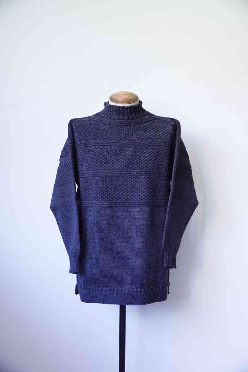 berties of bay "STAITHES gansey sweater" grey