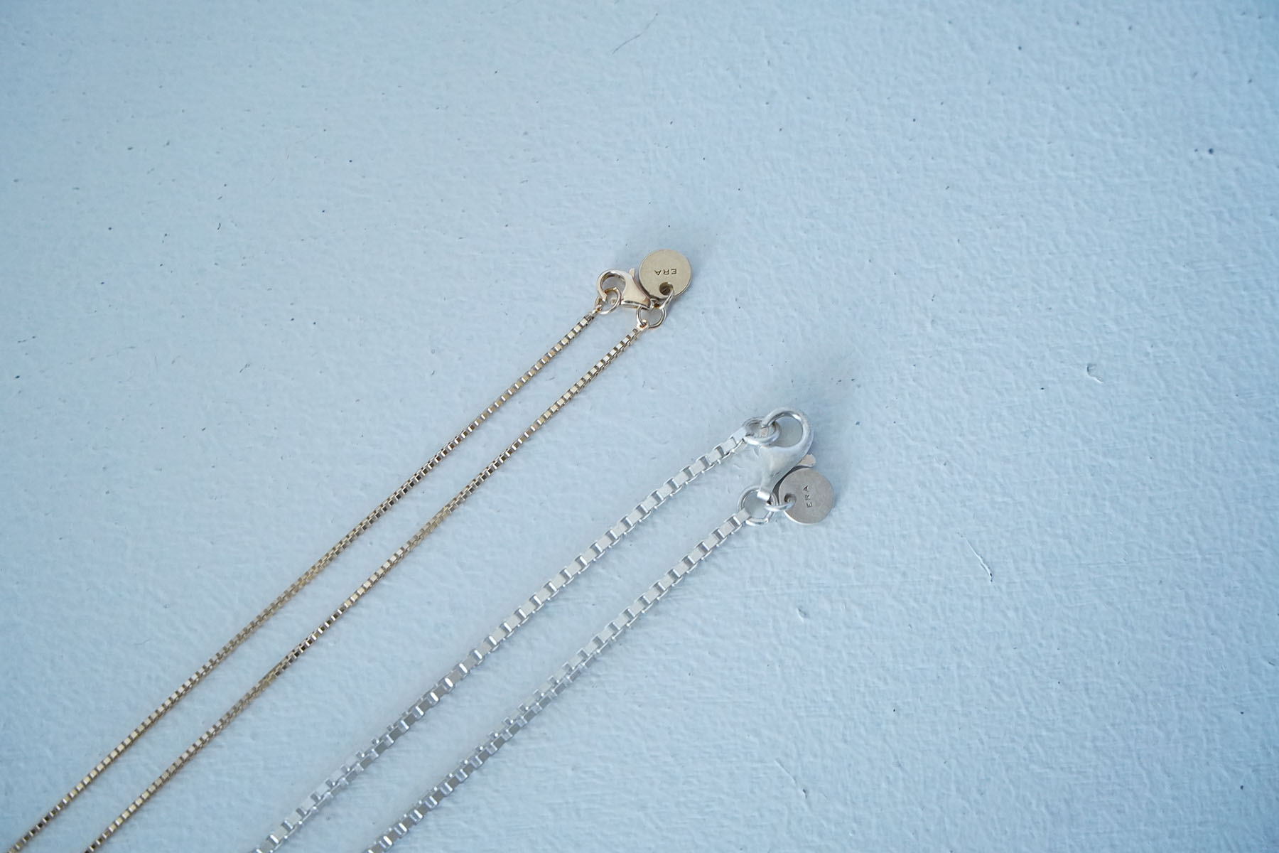 TWNKL NECKLESS SILVER & 10K (ERA chain necklace) イーラ detail