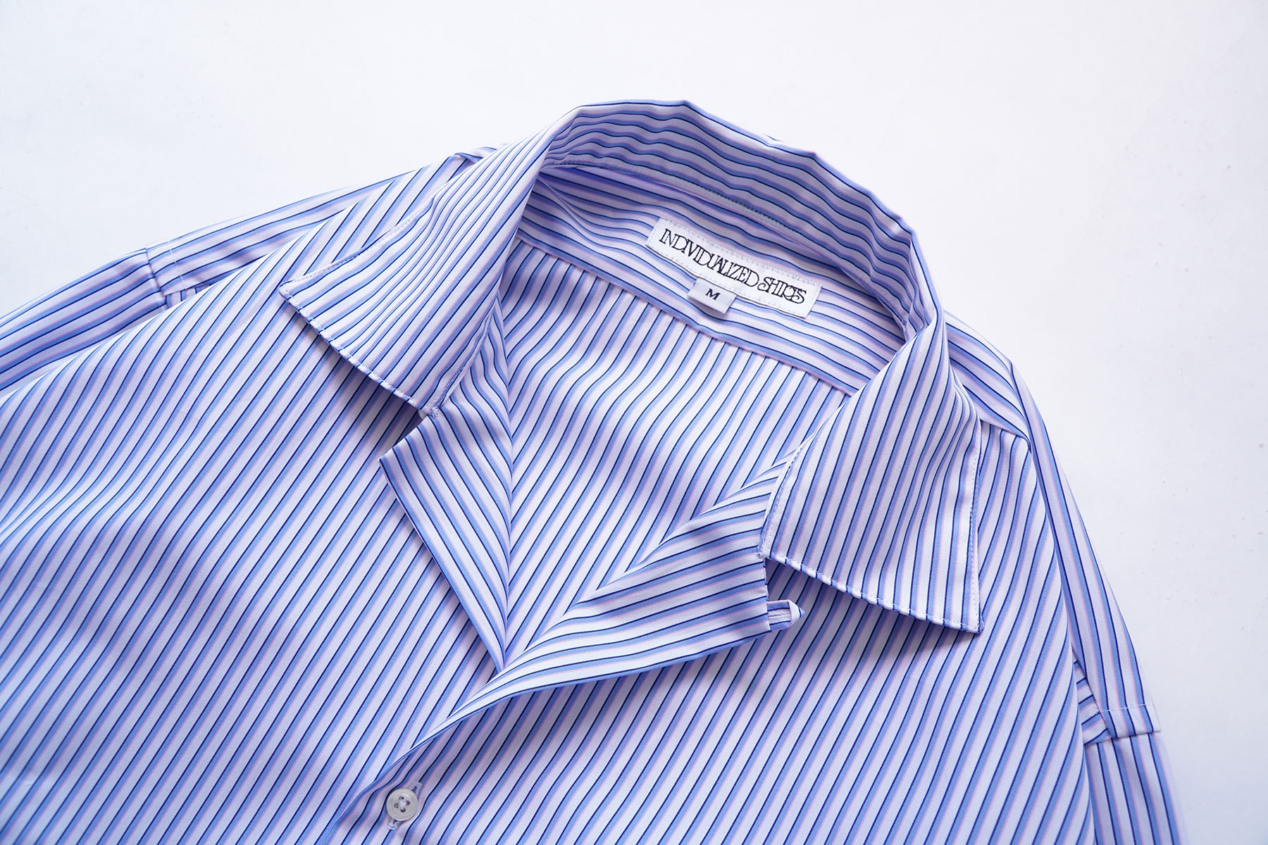 exclusive for tranescent -open collar shirts- [individualized shirts] collar