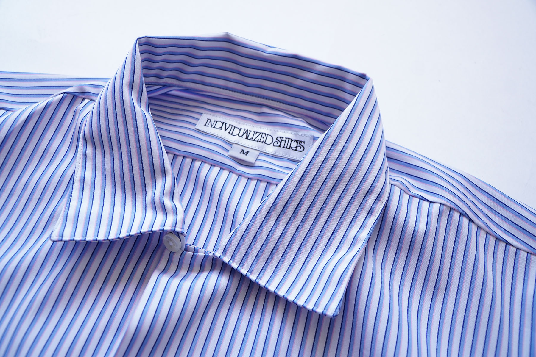 exclusive for tranescent -open collar shirts- [individualized shirts] top button