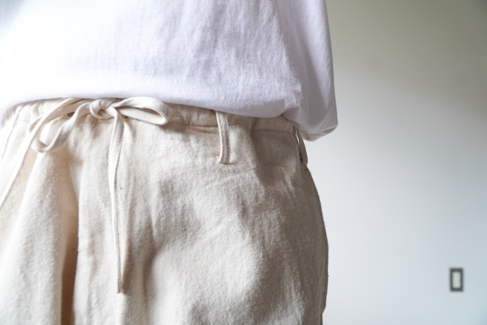 About the size of easy pants [alvana] ”natural twill” top