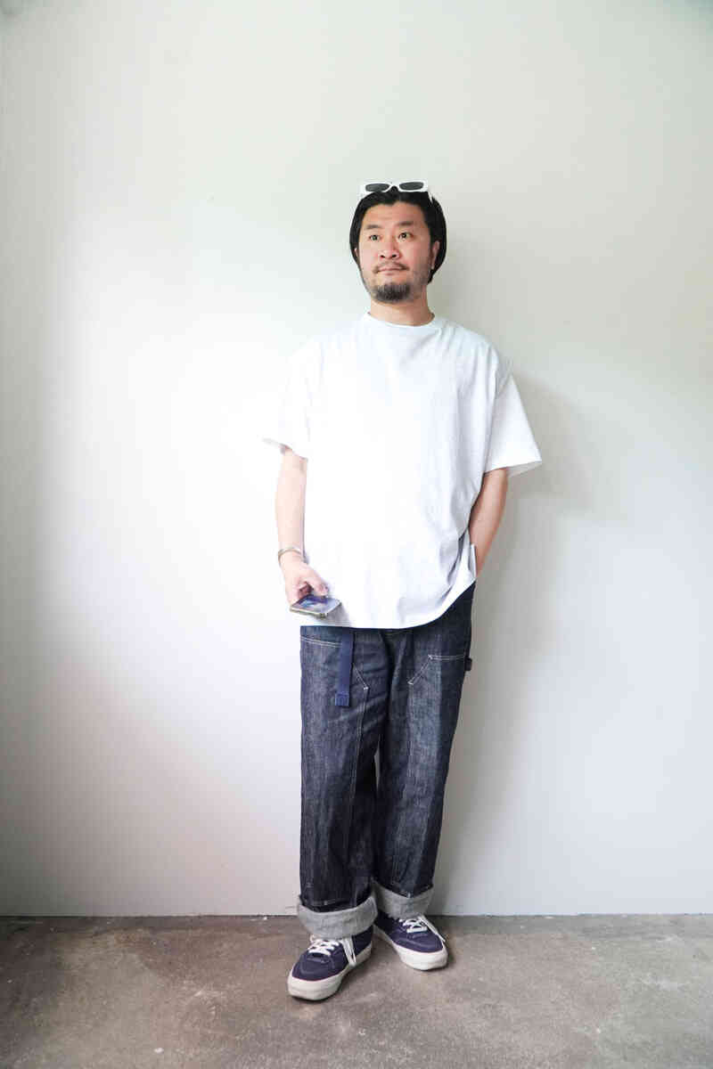 NO sleeve vest tee [alvana] fade series coordination image top grey