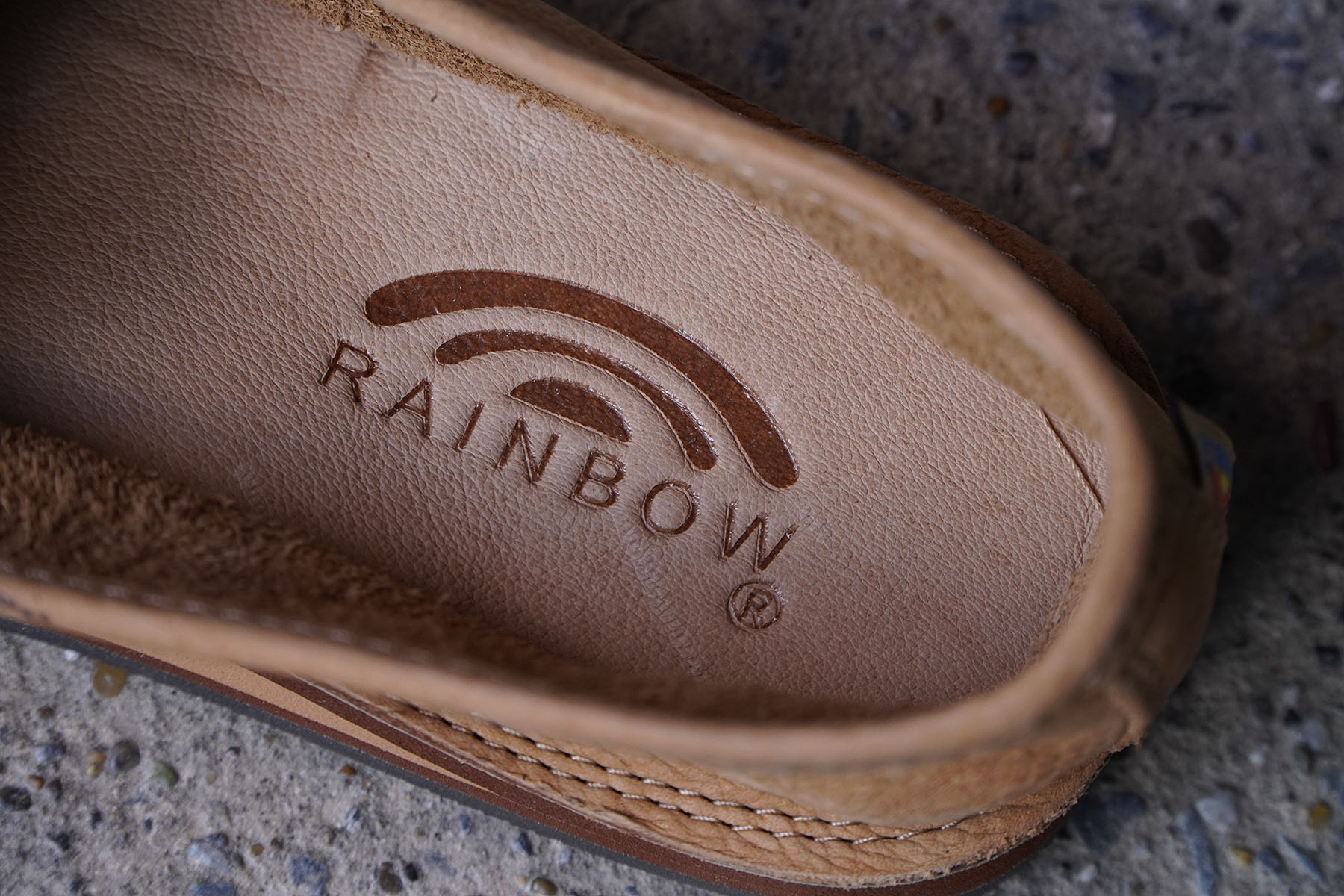 rainbow sandals comfort classics (shoes) logo