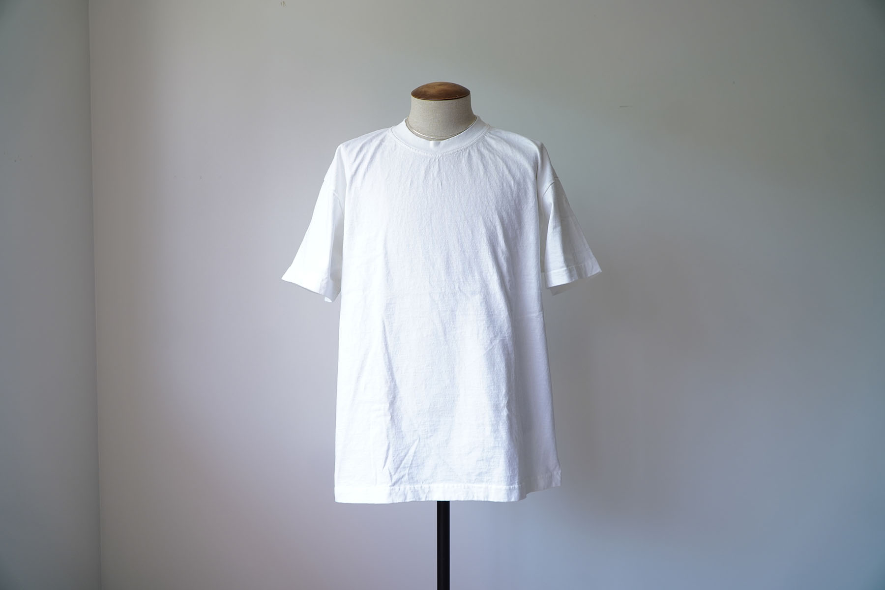 Heavy weight crewneck TEE [soft goods] white top