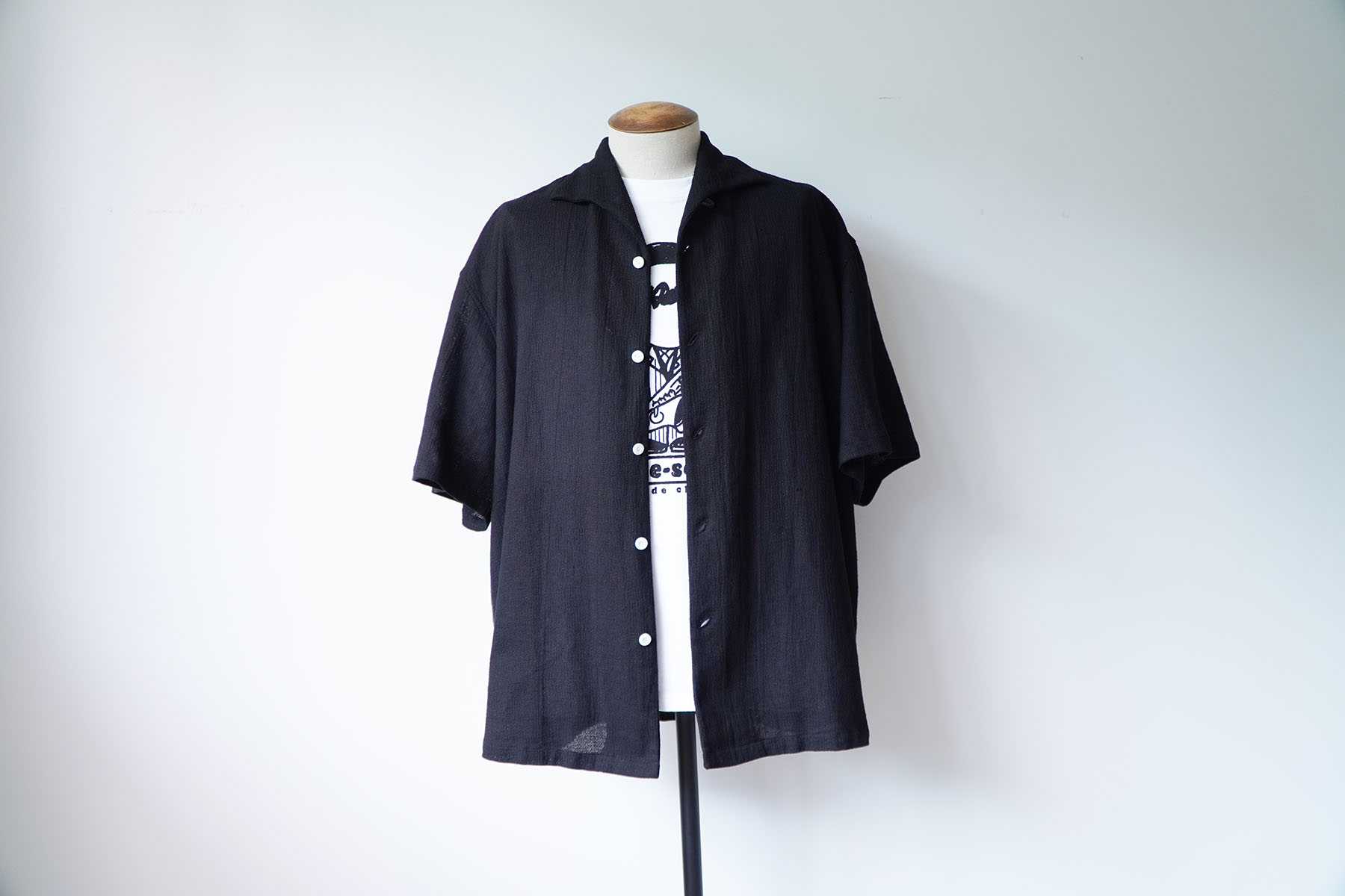 shirts and TEE（BLACK×WHITE）