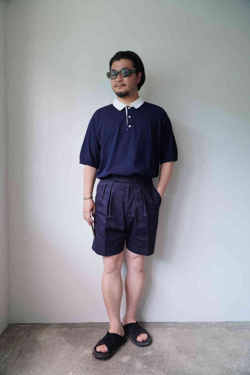 classic rugger knit polo [D.C.WHITE] coordinate image