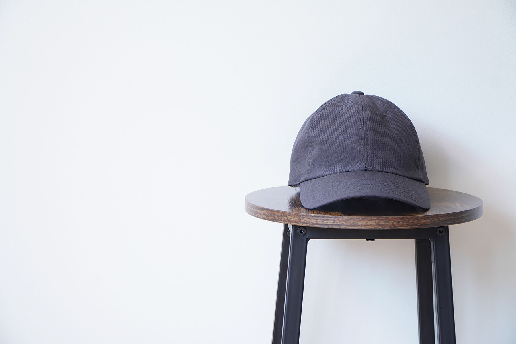 "NYLON CAP" TAS ６PANEL CAP [era goods] GREY FRONT