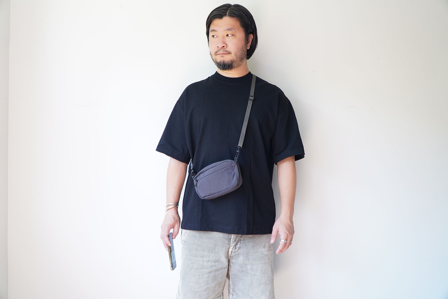 "PS BAG" TAS series [era goods] wearing image grey