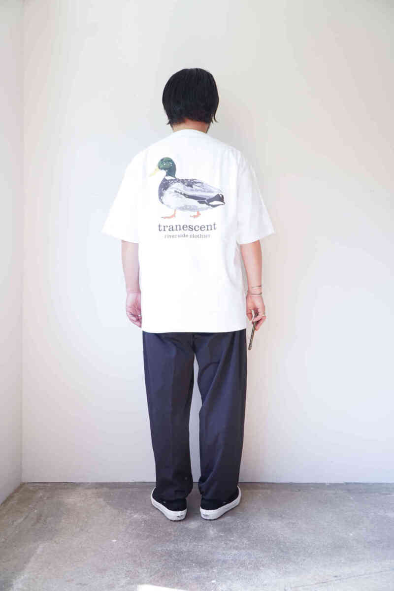 souvenir TEE shirts "SHIBUKAWA" [tranescent] wearing image back 