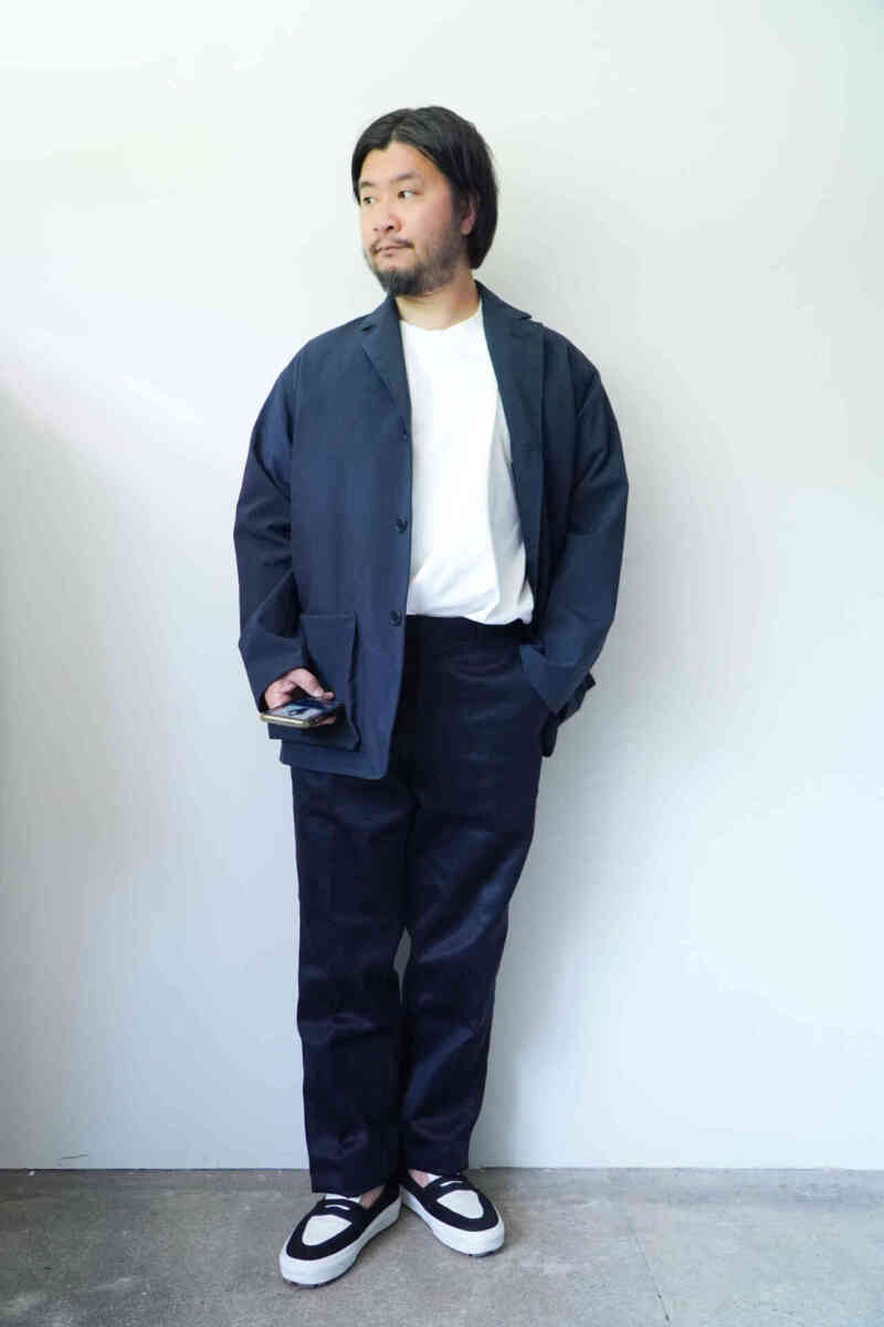 American Trousers West Point [D.C.WHITE] coordinate image navy with jacket