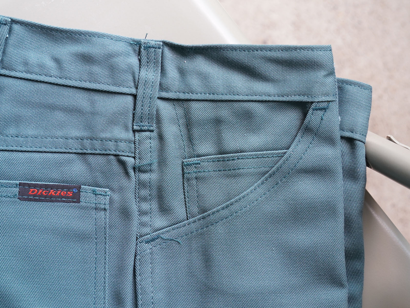 Dickies PT 72 "flare trousers" [80s~90s dead stock] coin pocket