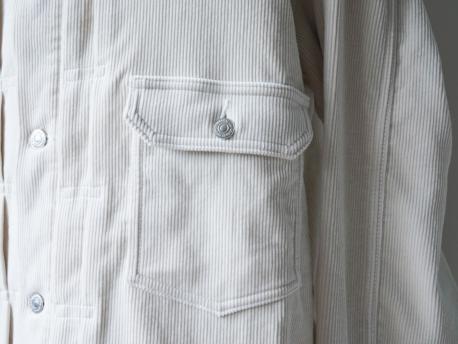 "FIRST type" Corduroy Jacket ‐Modal mix‐"[SEVEN BY SEVEN] front pocket