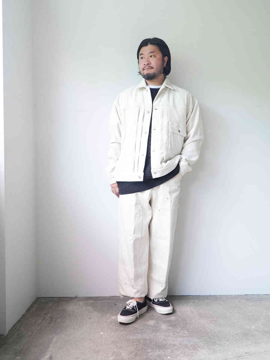 "FIRST type" Corduroy Jacket ‐Modal mix‐[SEVEN BY SEVEN] styling with painter pants