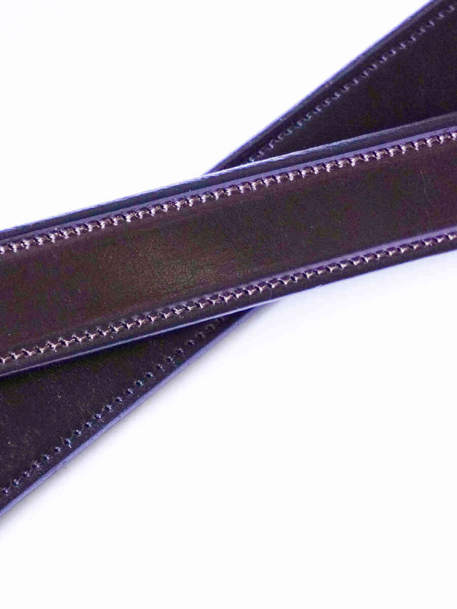 [tory leather] "spur buckle belt" made in USA textile