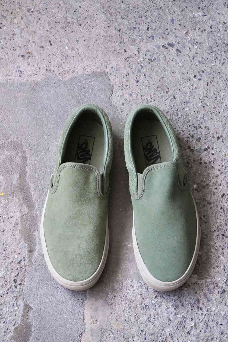 slip on -classic slip-on- "suede mix elm" [VANS] vertical angle