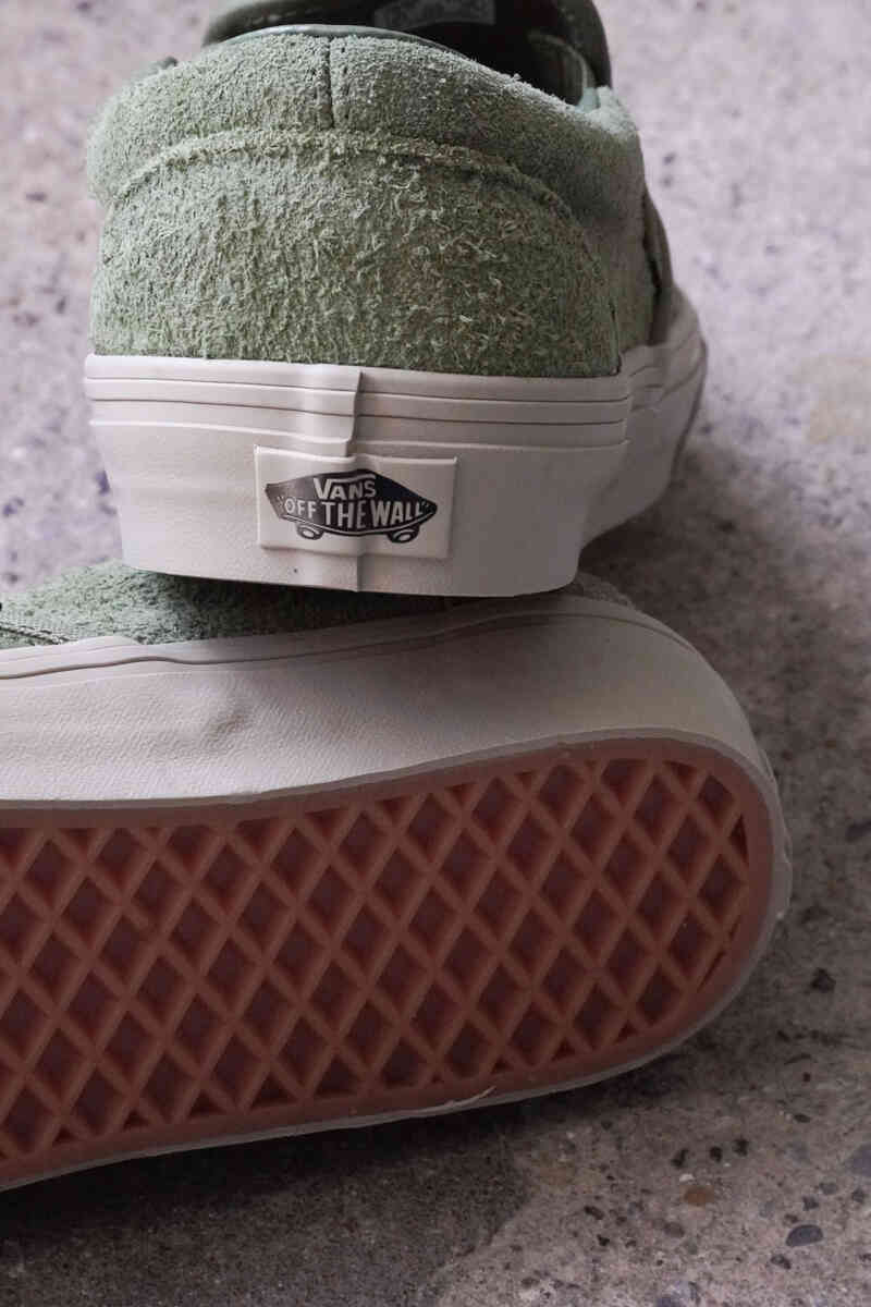 slip on -classic slip-on- "suede mix elm" [VANS] heel cup