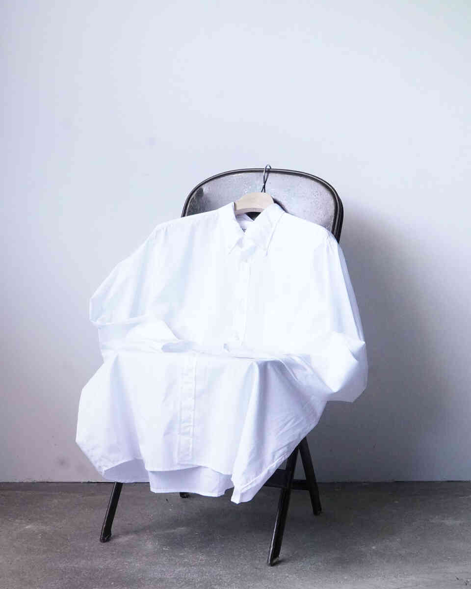 poplin "polo collar shirt" [INDIVIDUALIZED SHIRTS] front