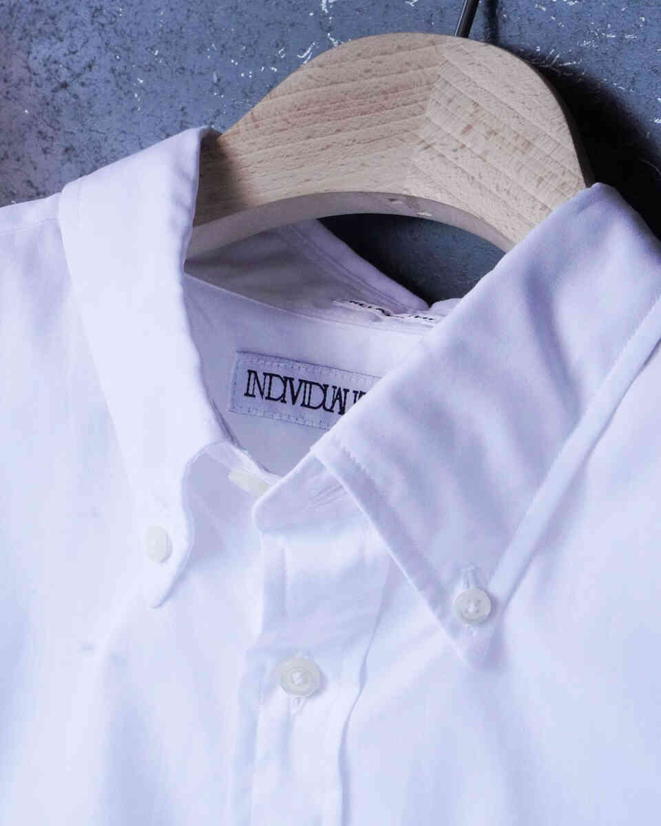 poplin "polo collar shirt" [INDIVIDUALIZED SHIRTS] collar