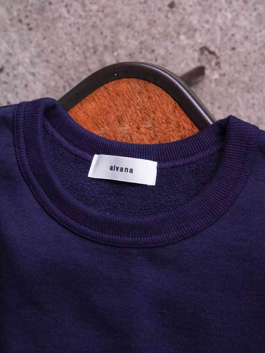 TURI-AMI 60s shape sweat shirt [alvana] neck