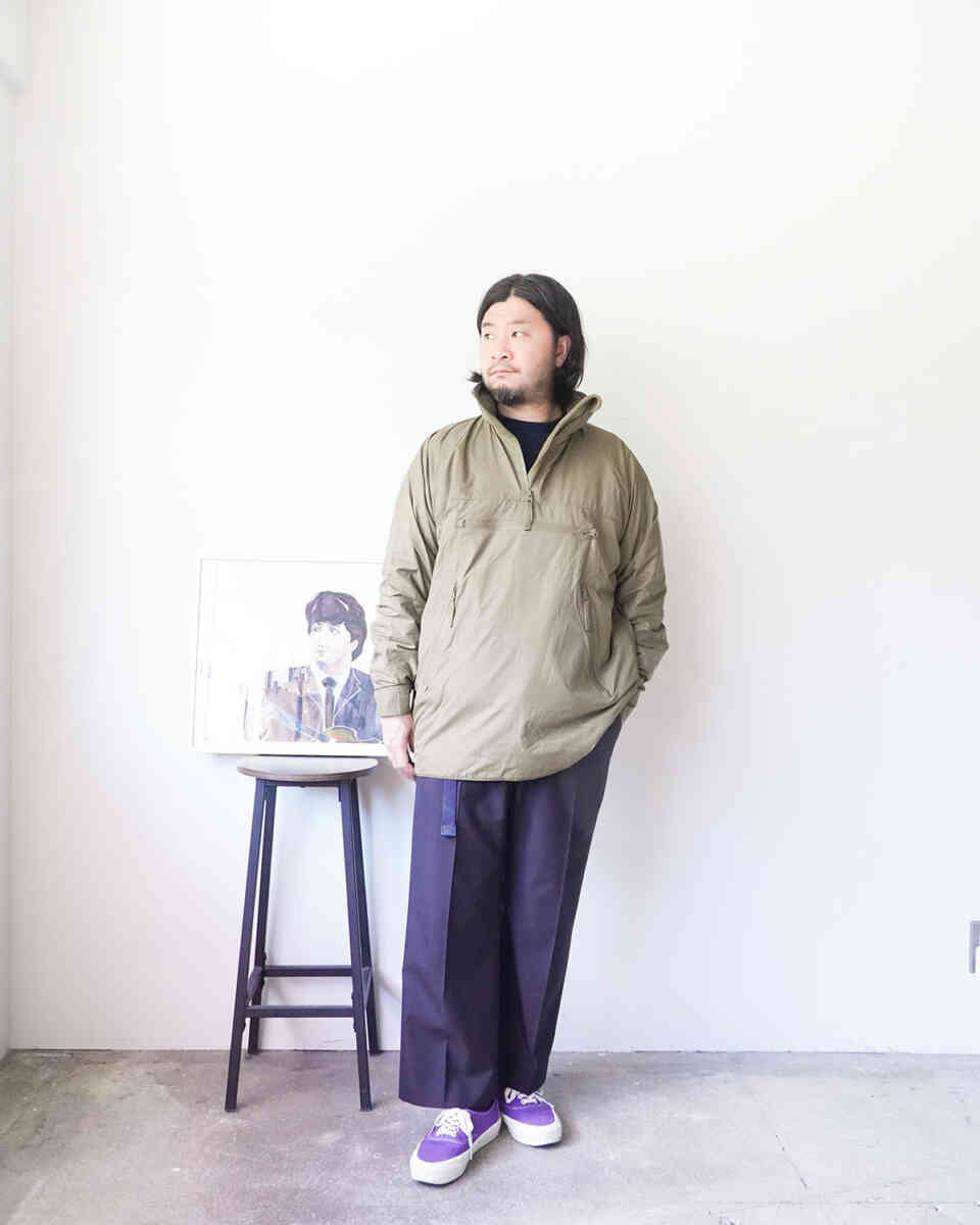 thermal smock "PCS" [deadstock military] styling with flare trousers