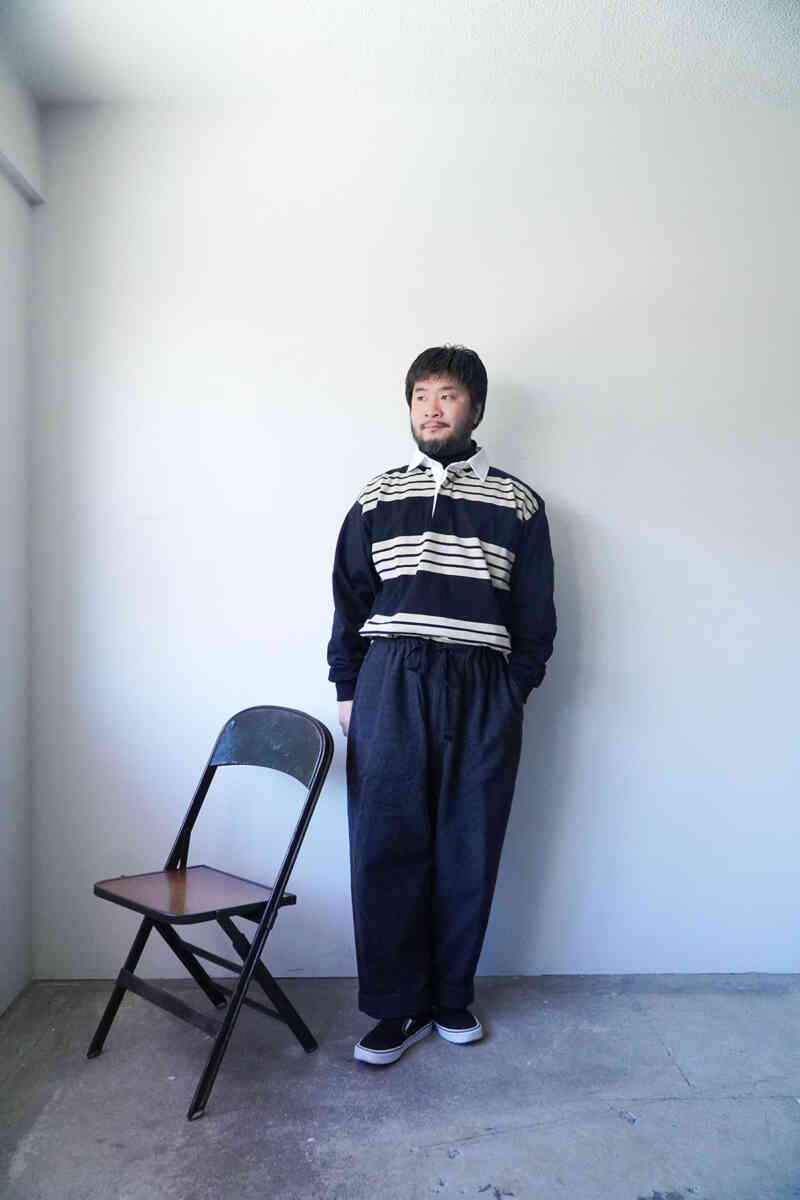 BRICK sports wear "rugger shirt" styling image