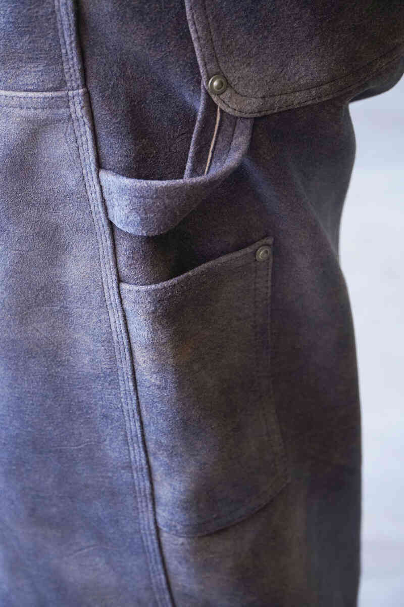 leather double knee painter pants [SEVEN BY SEVEN] hammer loop