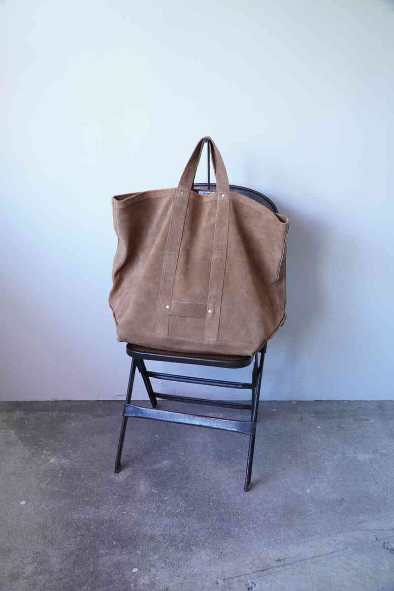 BAG and JACKET "suede leather" [SEVEN BY SEVEN] tote bag brown