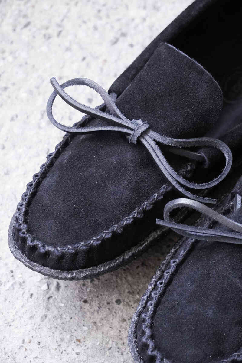 Canadian moccasin shoes "suede leather" [BASTIEN industries] upper