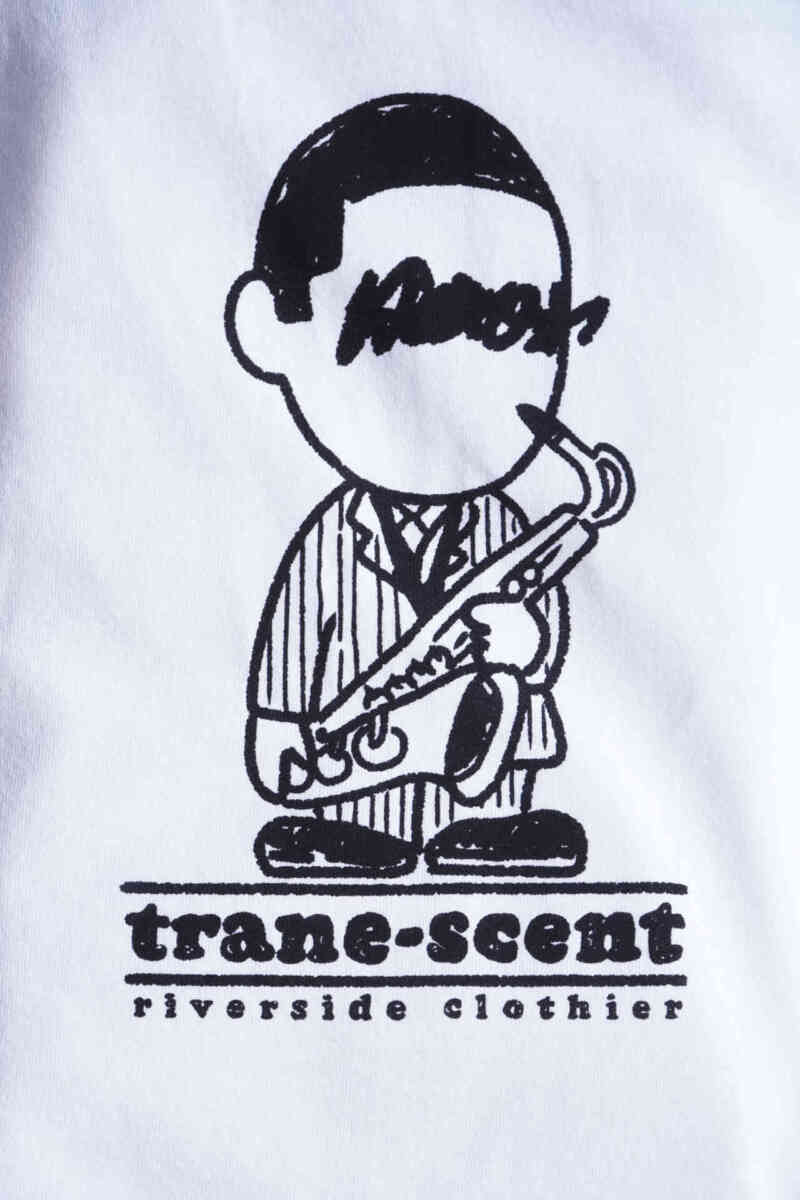 Mr.trane raglan sweat shirt [tranescent original] white