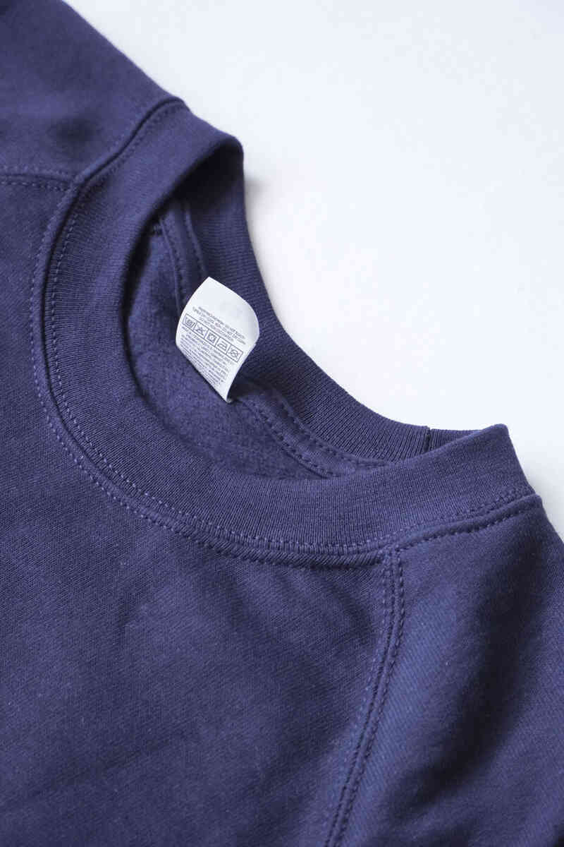 Mr.trane raglan sweat shirt [tranescent original] neck