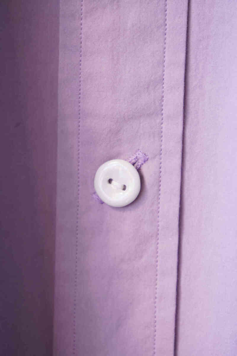 regular collar shirts "G" cotton / silk [SOWBOW shirt] CHINA button