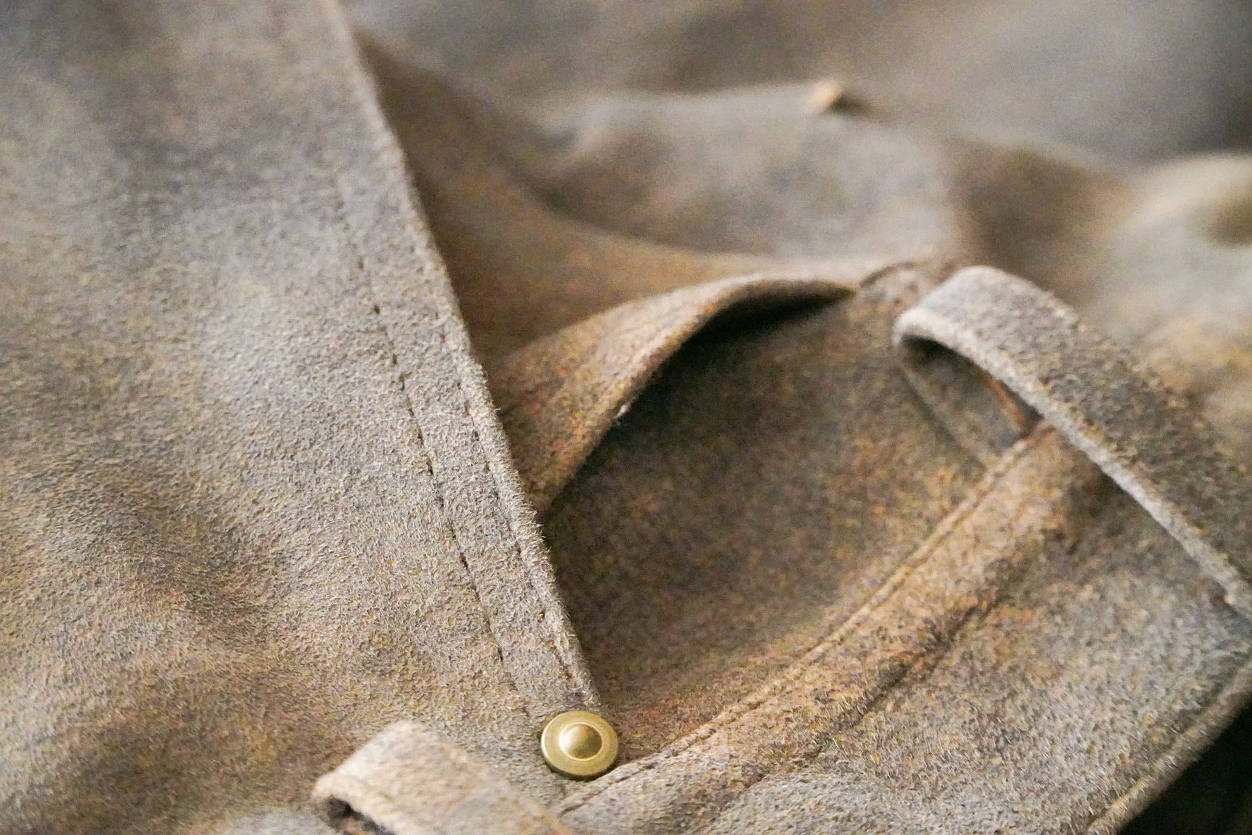 antique finish : think about "goat suede" [SEVEN BY SEVEN] front pocket