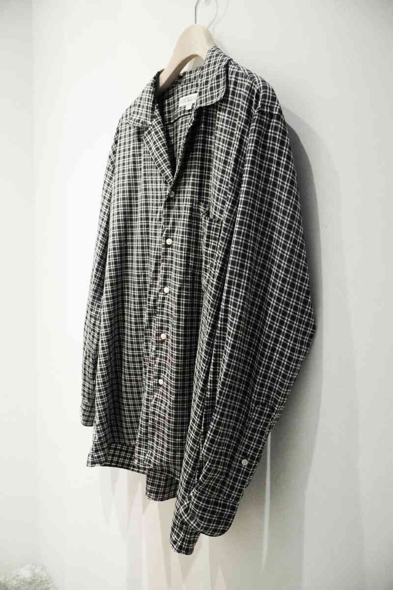 SUPER130’s wool "open collar shirt" [INDIVIDUALIZED SHIRTS]