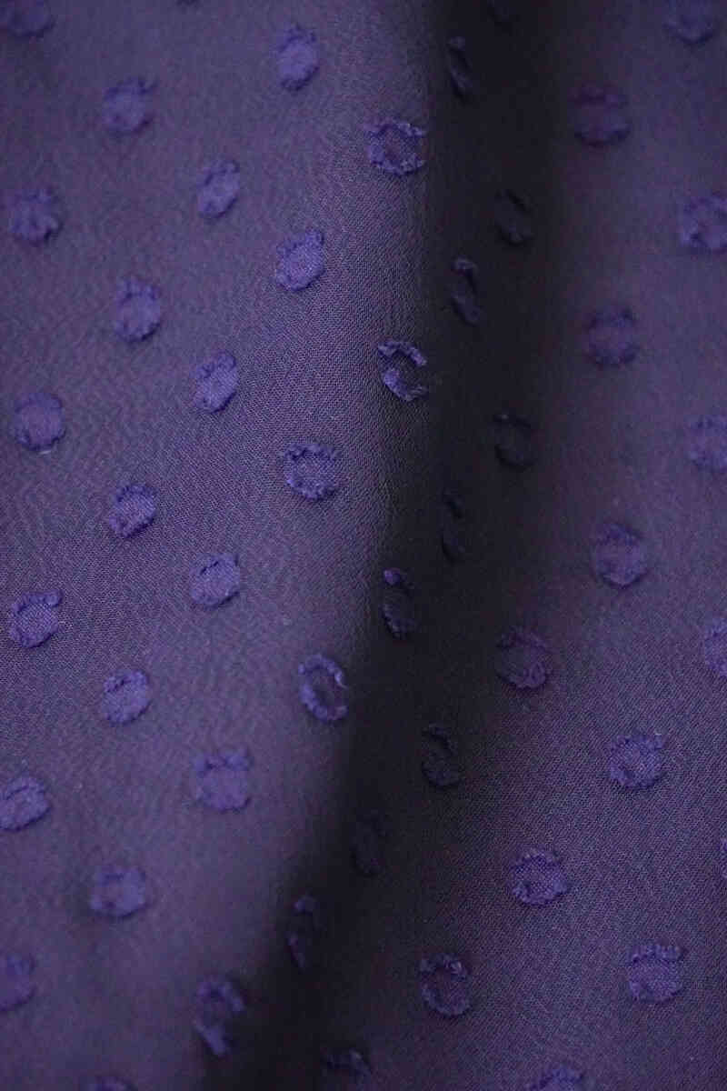 Dot pattern Indian fabric -sheer easy trousers-[SEVEN BY SVEN] fabric