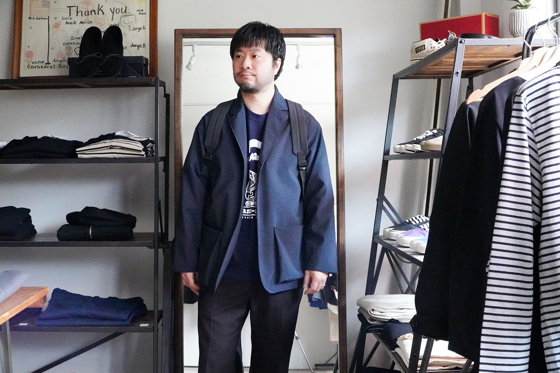 part11 "my wardrobe" [tranescent] jacket with day pack