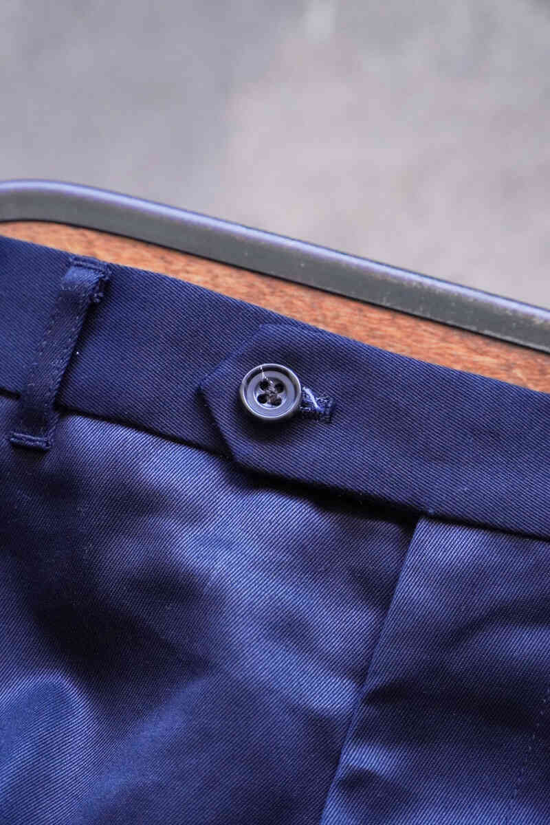 NAVY American Trousers West Point [D.C.WHITE] waist detail