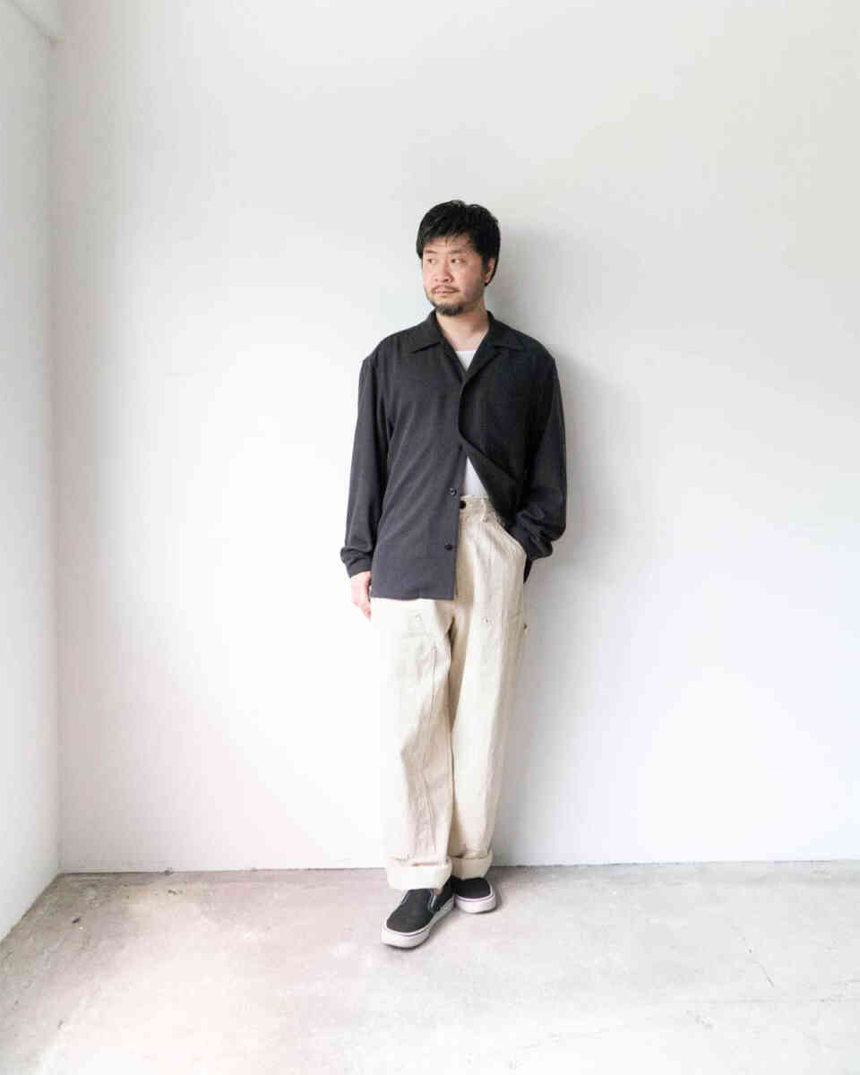 our standard pants is back in stock [SOWBOW] styling with shirts jacket