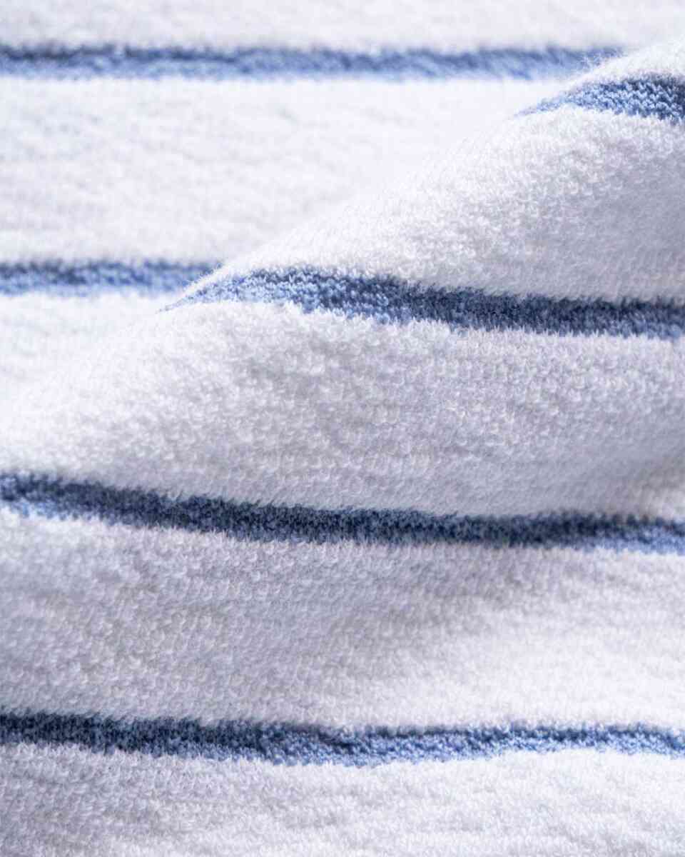 basic T-shirt - long sleeve "terry marine stripe" [unfeigned] fabric
