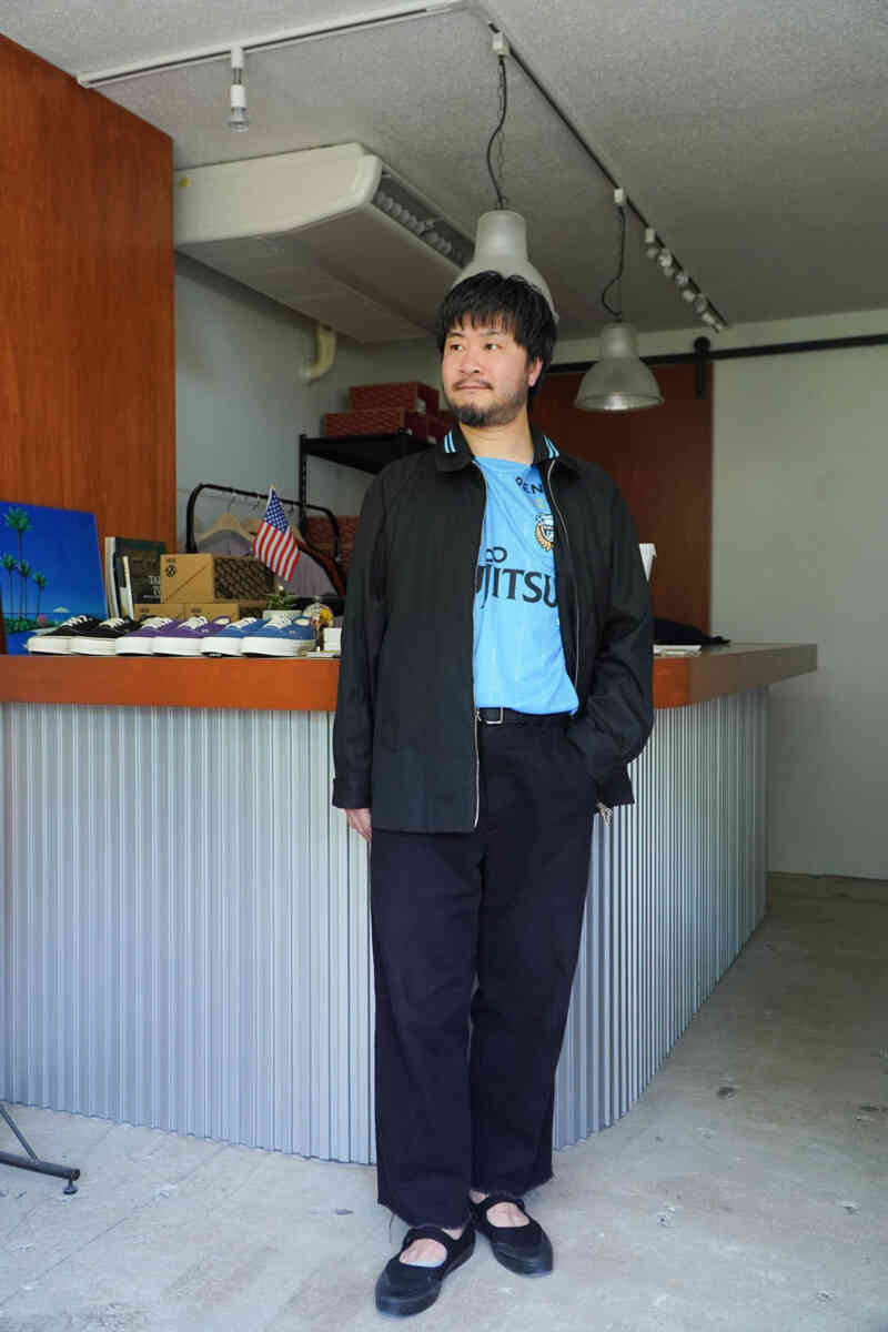 support your locals - KAWASAKI FRONTALE - [tranescent] Harrington jacket style