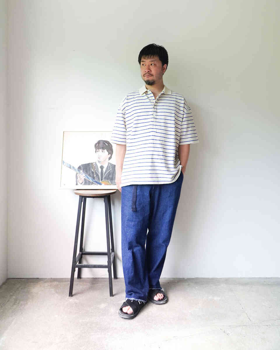 OVERSIZE POLO - terry [UNFEIGNED] wearing image off white