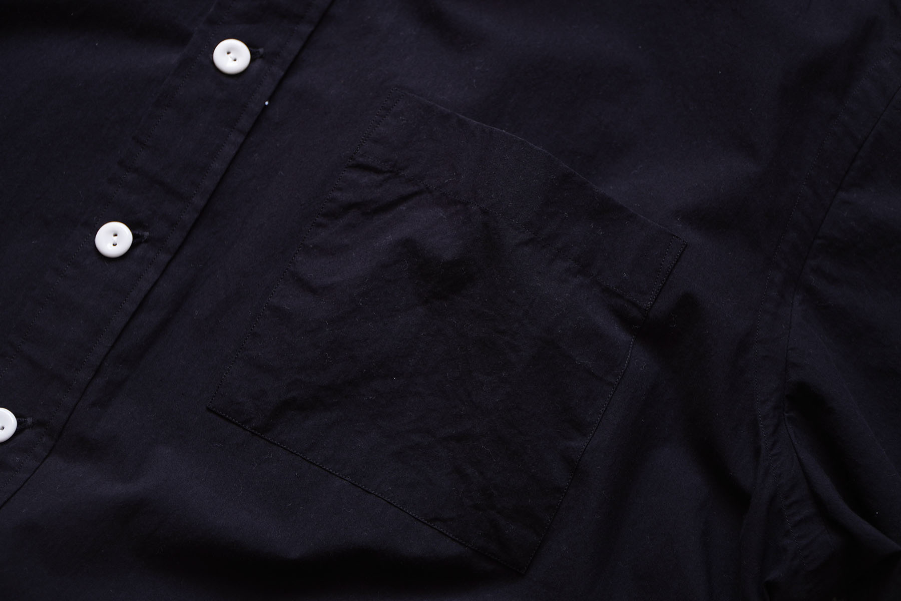 short sleeve " cotton / silk shirts - G " [SOWBOW] pocket